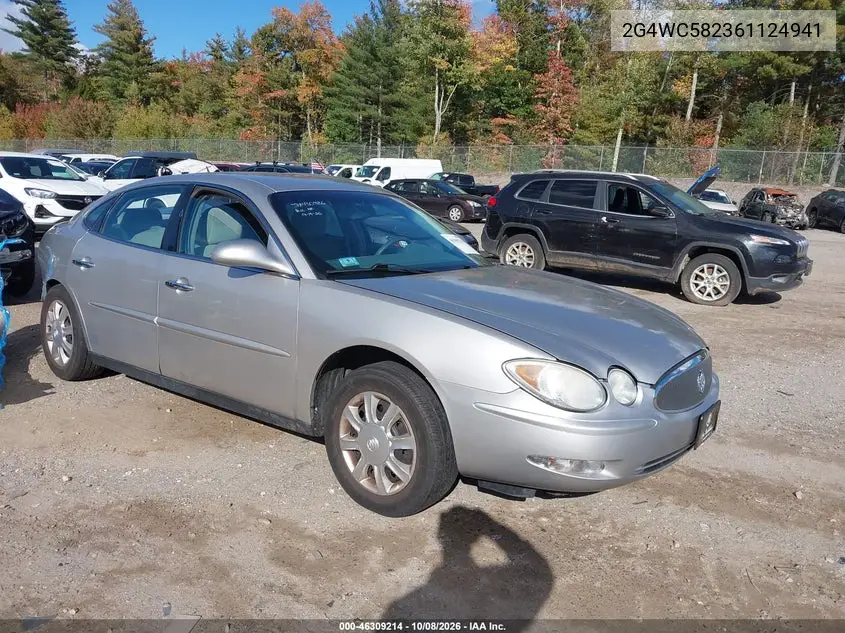 BUICK LACROSSE 2006, VIN 2G4WC582361124941