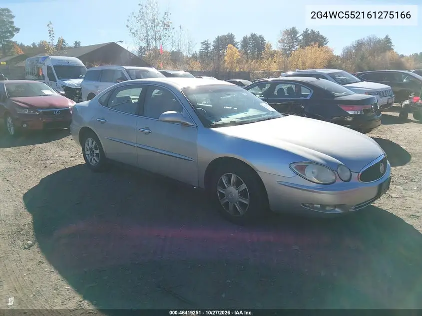 BUICK LACROSSE 2006, VIN 2G4WC552161275166
