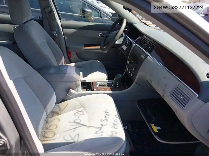 2007 BUICK LACROSSE VIN 2G4WC582771122224 — фото 5