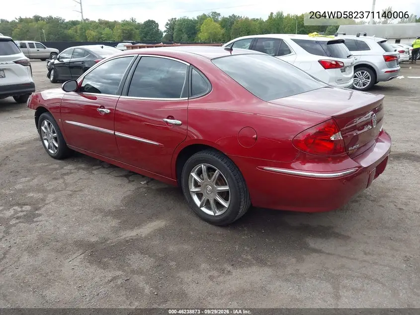 2007 BUICK LACROSSE VIN 2G4WD582371140006 — фото 3