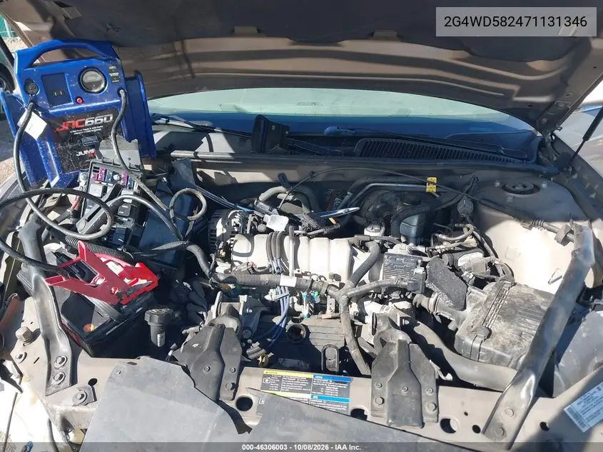 2007 BUICK LACROSSE VIN 2G4WD582471131346 — фото 10