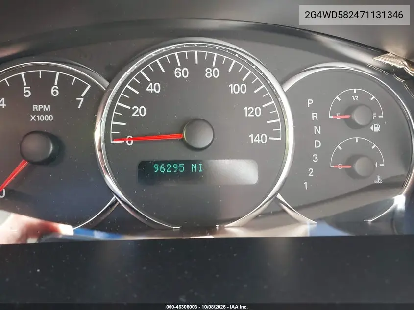 2007 BUICK LACROSSE VIN 2G4WD582471131346 — фото 16