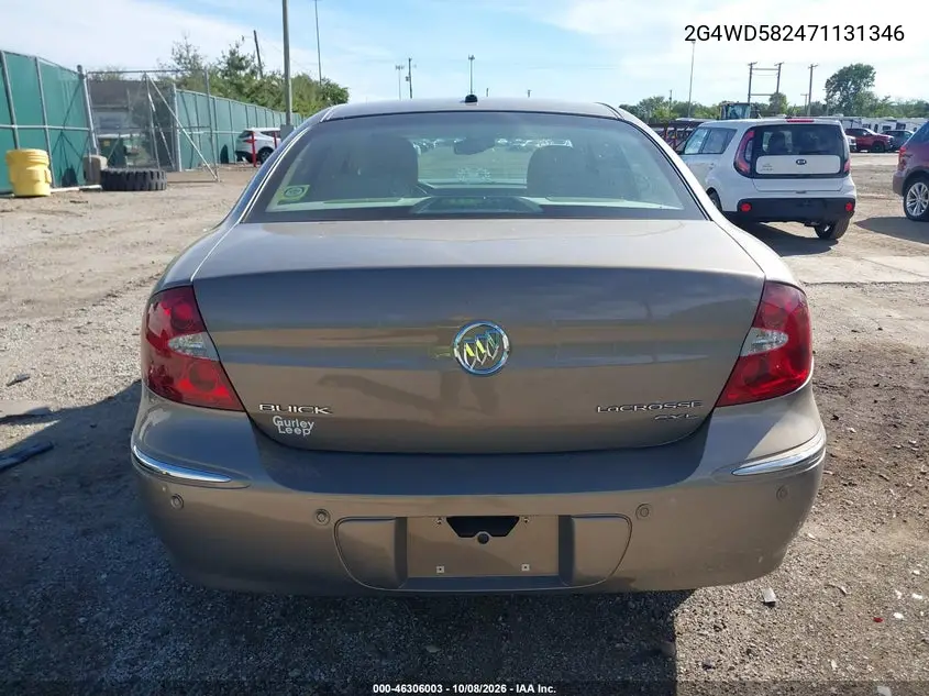 2007 BUICK LACROSSE VIN 2G4WD582471131346 — фото 17