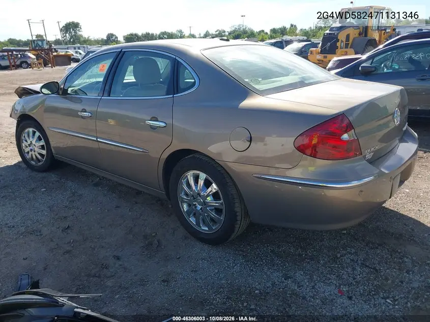 2007 BUICK LACROSSE VIN 2G4WD582471131346 — фото 3