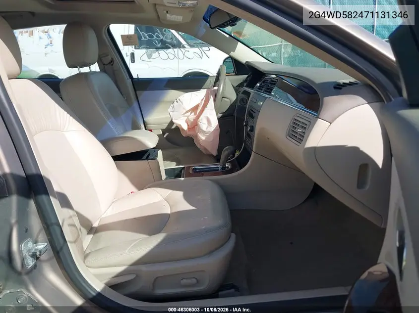 2007 BUICK LACROSSE VIN 2G4WD582471131346 — фото 5