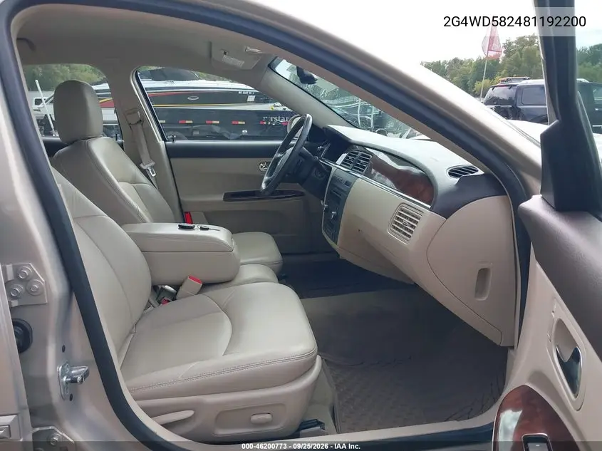 2008 BUICK LACROSSE VIN 2G4WD582481192200 — фото 5