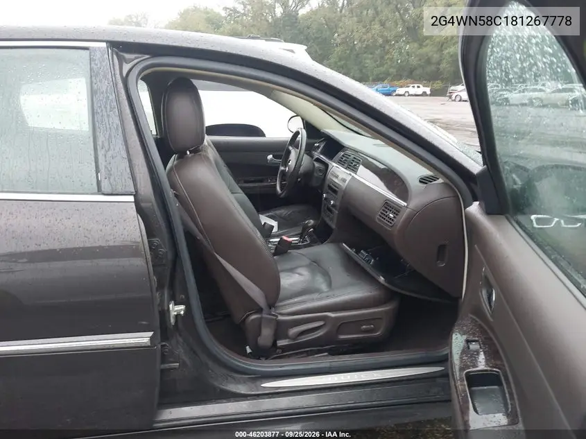2008 BUICK LACROSSE VIN 2G4WN58C181267778 — фото 5