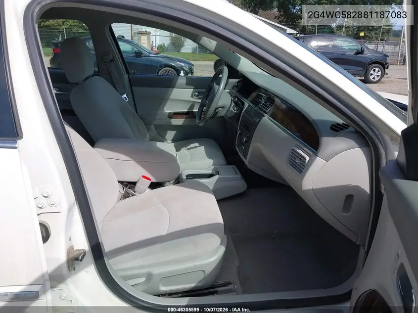 2008 BUICK LACROSSE VIN 2G4WC582881187083 — фото 5