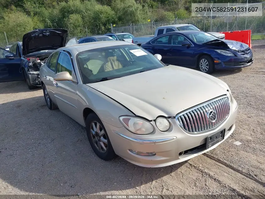 BUICK LACROSSE 2009, VIN 2G4WC582591231607