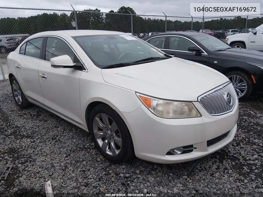 BUICK LACROSSE 2010, VIN 1G4GC5EGXAF169672