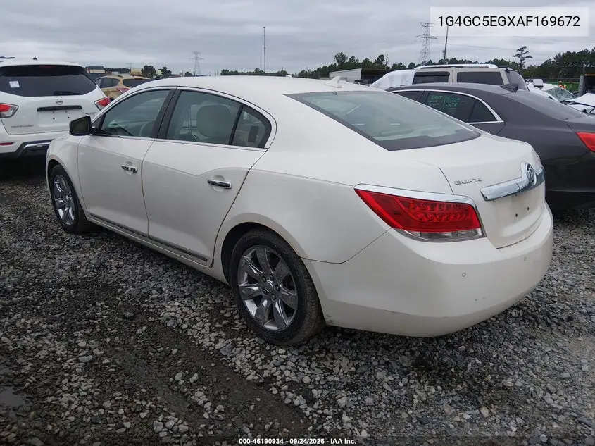 2010 BUICK LACROSSE VIN 1G4GC5EGXAF169672 — фото 3