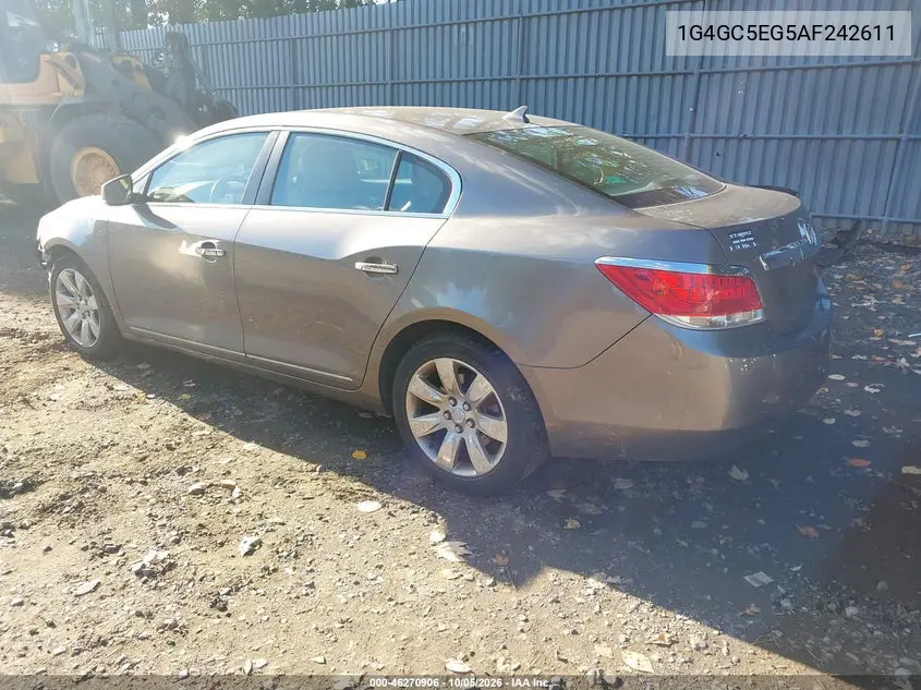 2010 BUICK LACROSSE VIN 1G4GC5EG5AF242611 — фото 3