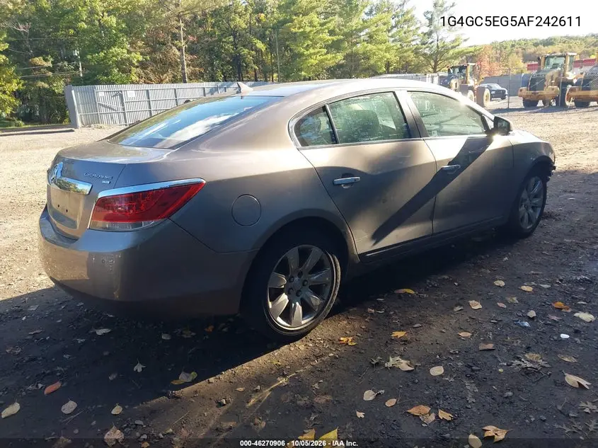 2010 BUICK LACROSSE VIN 1G4GC5EG5AF242611 — фото 4