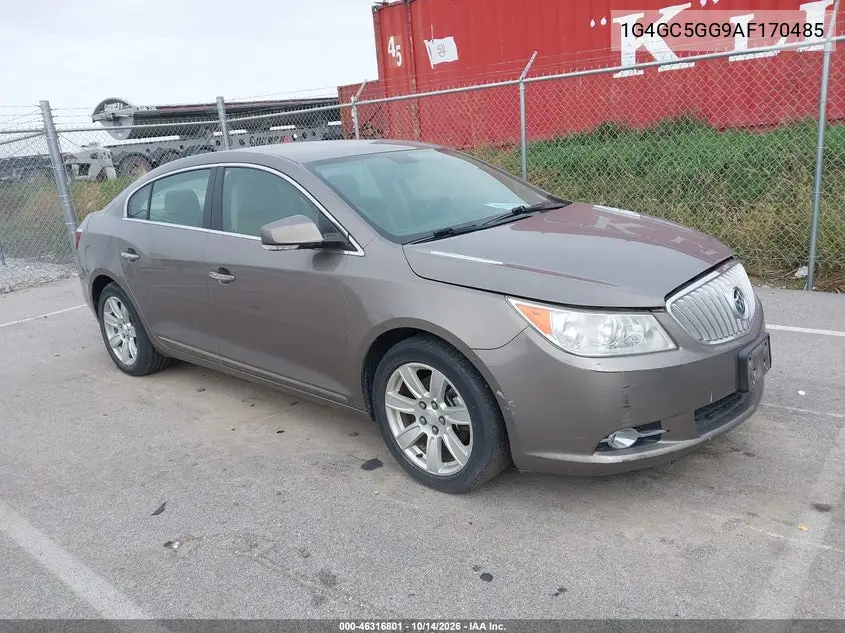 BUICK LACROSSE 2010, VIN 1G4GC5GG9AF170485