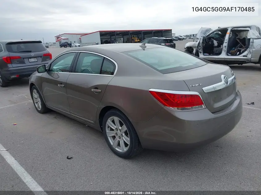 2010 BUICK LACROSSE VIN 1G4GC5GG9AF170485 — фото 3