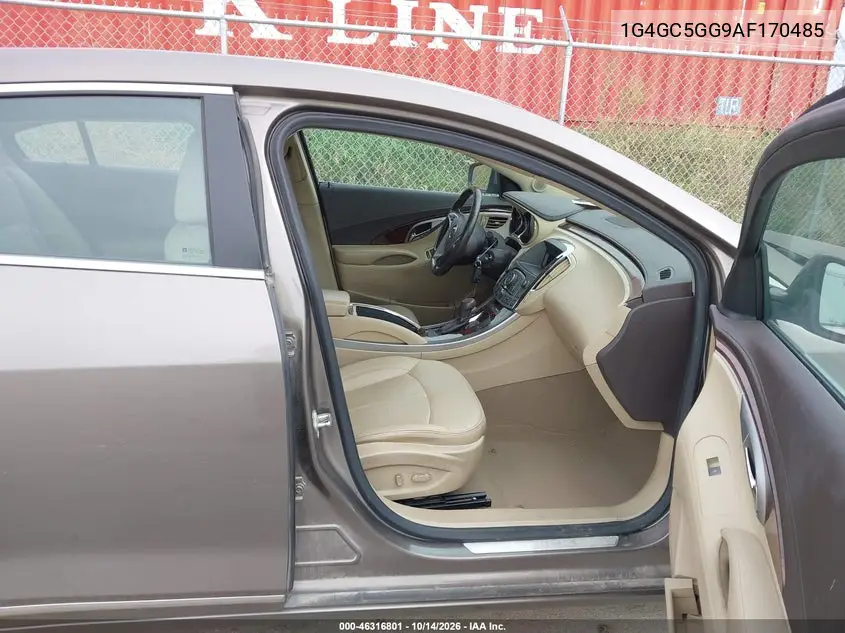 2010 BUICK LACROSSE VIN 1G4GC5GG9AF170485 — фото 5