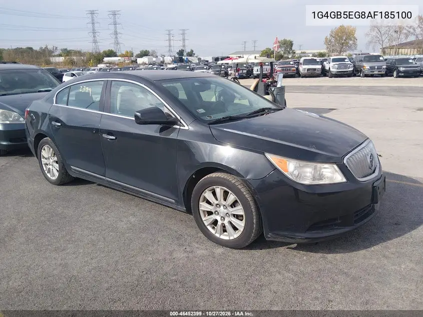 BUICK LACROSSE 2010, VIN 1G4GB5EG8AF185100