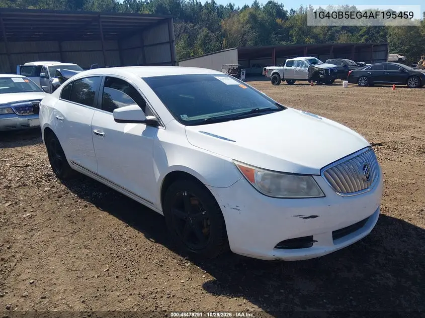 BUICK LACROSSE 2010, VIN 1G4GB5EG4AF195459