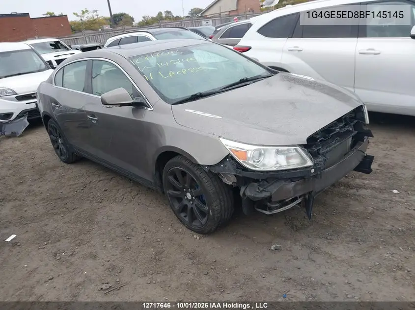BUICK LACROSSE 2011, VIN 1G4GE5ED8BF145145