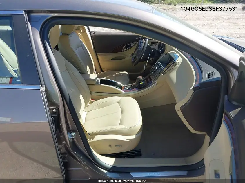 2011 BUICK LACROSSE VIN 1G4GC5ED3BF377531 — фото 5