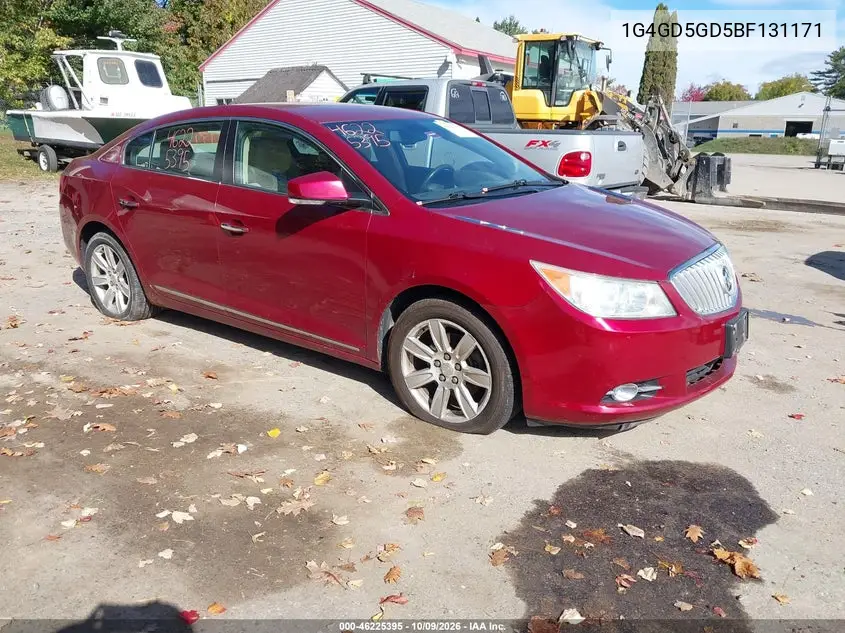 BUICK LACROSSE 2011, VIN 1G4GD5GD5BF131171