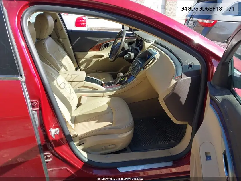 2011 BUICK LACROSSE VIN 1G4GD5GD5BF131171 — фото 5