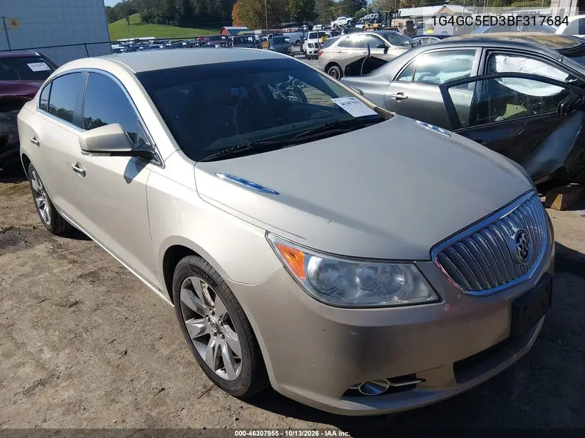 BUICK LACROSSE 2011, VIN 1G4GC5ED3BF317684