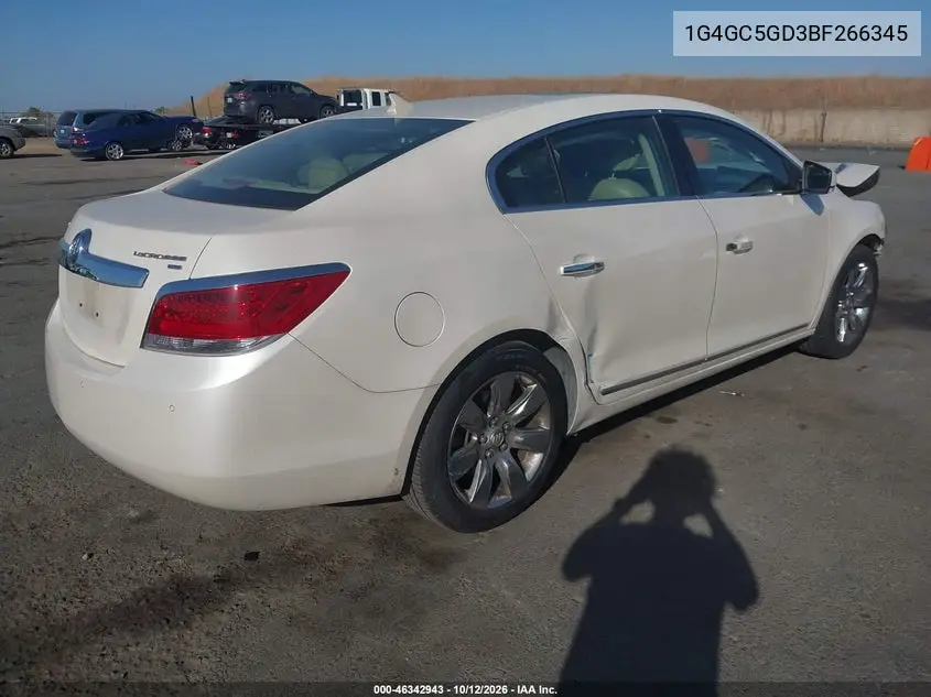 2011 BUICK LACROSSE VIN 1G4GC5GD3BF266345 — фото 4