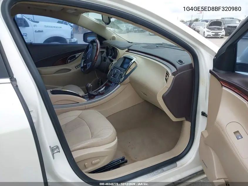 2011 BUICK LACROSSE VIN 1G4GE5ED8BF320980 — фото 5