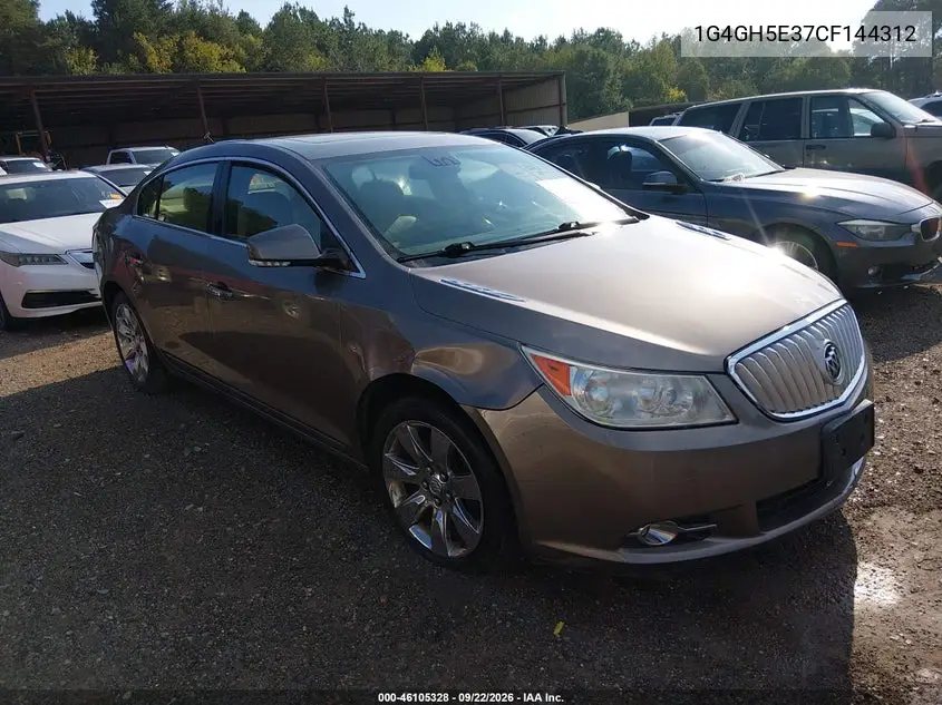 BUICK LACROSSE 2012, VIN 1G4GH5E37CF144312