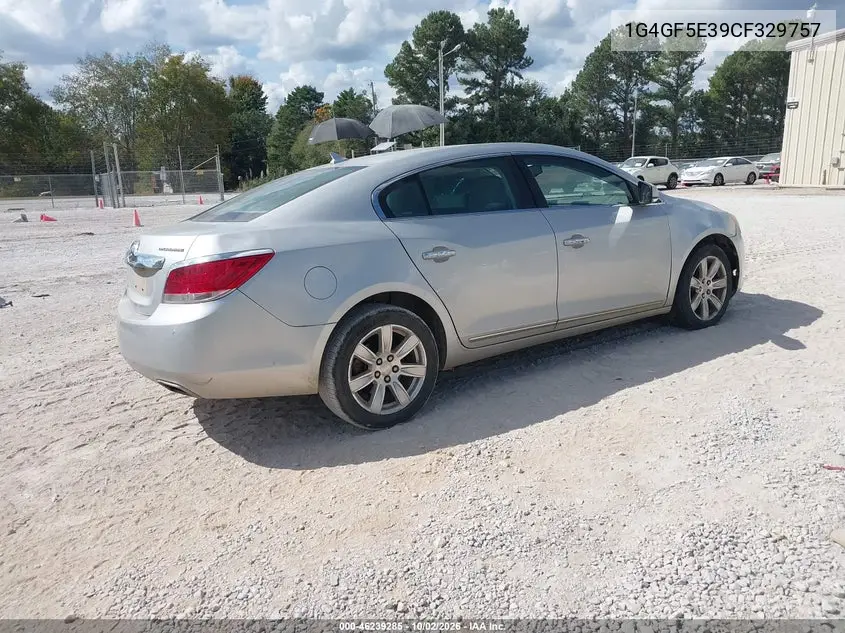 2012 BUICK LACROSSE VIN 1G4GF5E39CF329757 — фото 4