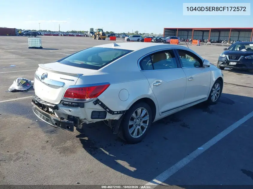2012 BUICK LACROSSE VIN 1G4GD5ER8CF172572 — фото 4