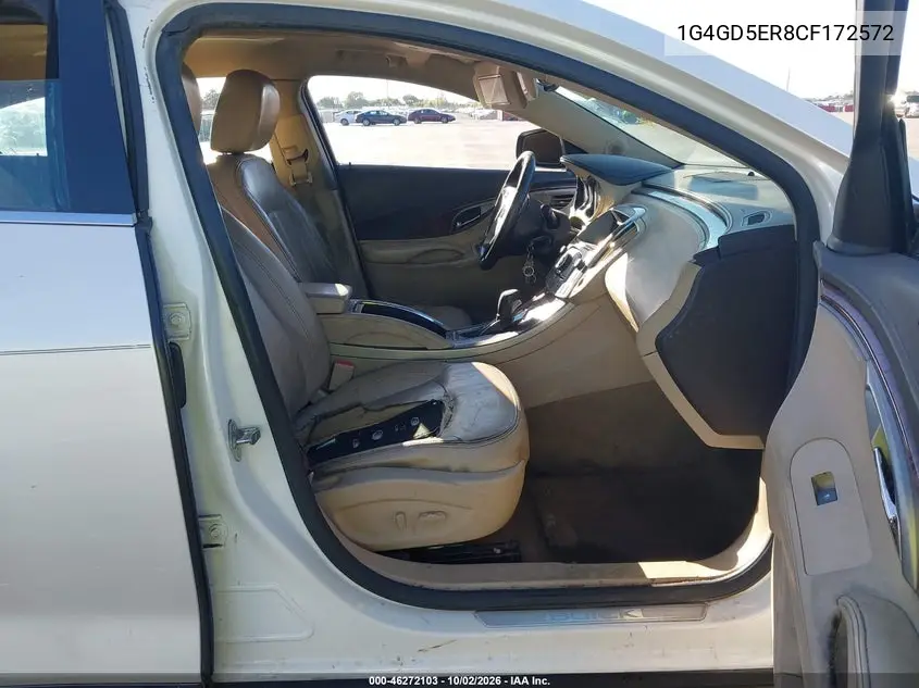 2012 BUICK LACROSSE VIN 1G4GD5ER8CF172572 — фото 5