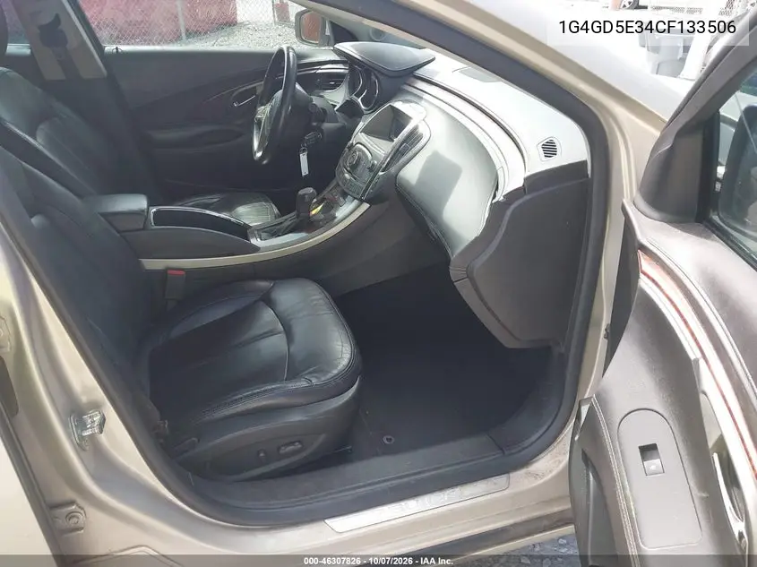 2012 BUICK LACROSSE VIN 1G4GD5E34CF133506 — фото 5