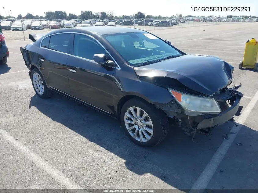 BUICK LACROSSE 2013, VIN 1G4GC5E31DF229291