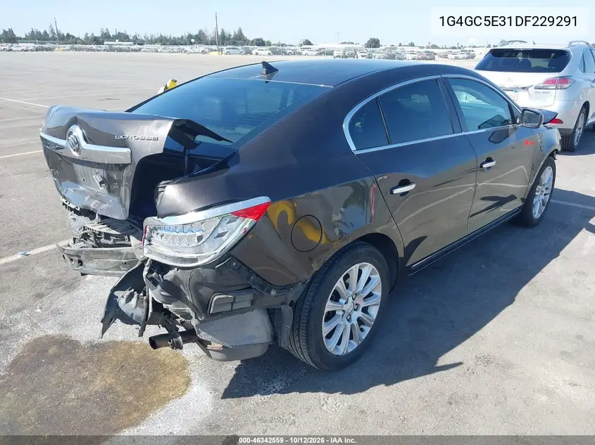 2013 BUICK LACROSSE VIN 1G4GC5E31DF229291 — фото 4