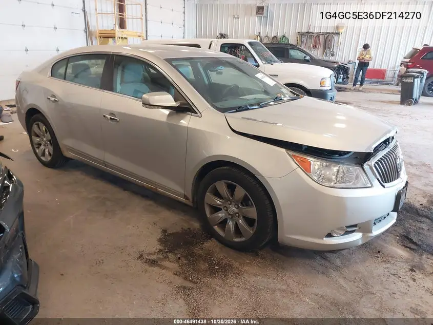 BUICK LACROSSE 2013, VIN 1G4GC5E36DF214270
