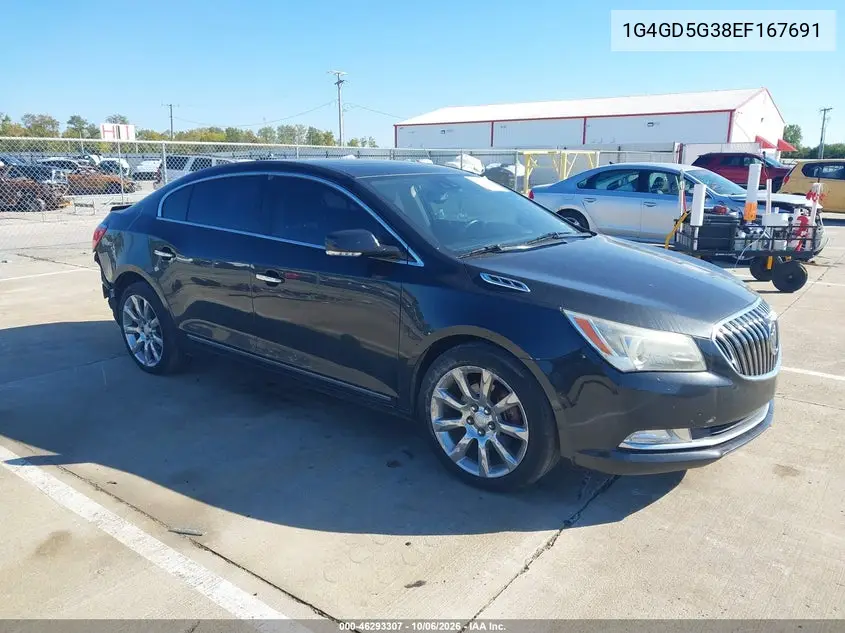 BUICK LACROSSE 2014, VIN 1G4GD5G38EF167691