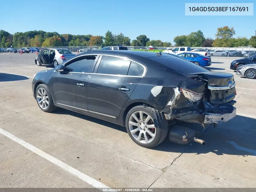 2014 BUICK LACROSSE VIN 1G4GD5G38EF167691 — фото 3