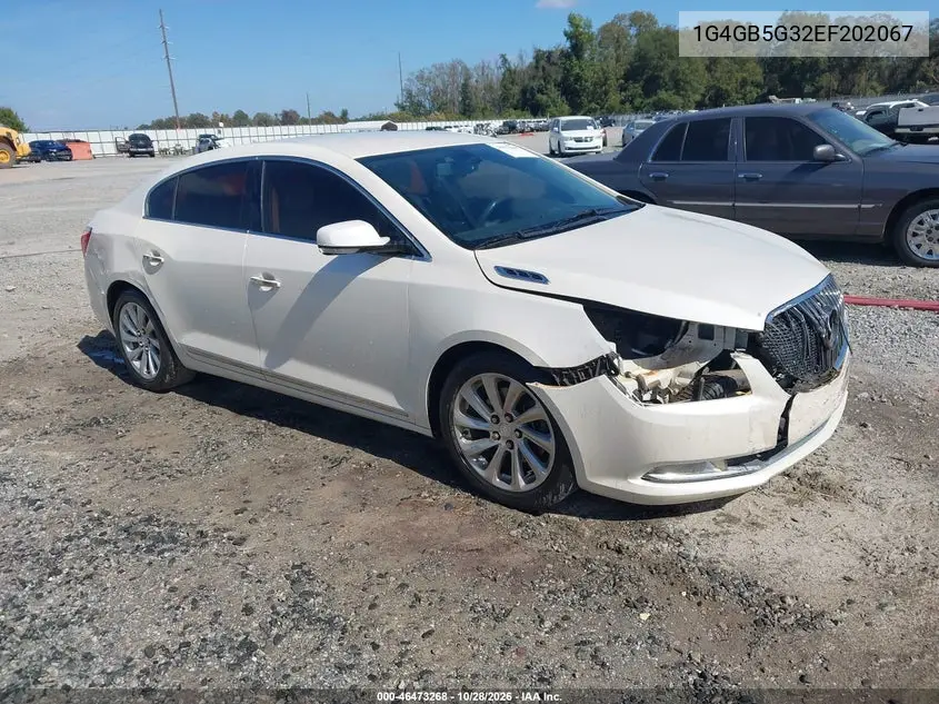 BUICK LACROSSE 2014, VIN 1G4GB5G32EF202067