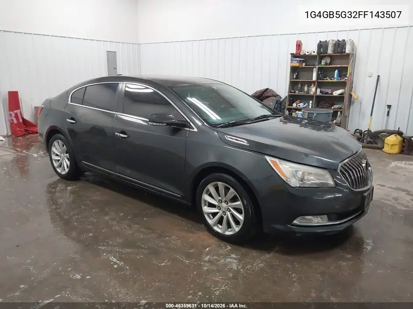 BUICK LACROSSE 2015, VIN 1G4GB5G32FF143507
