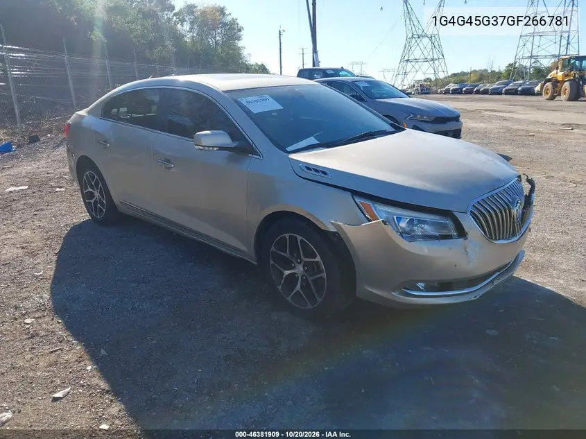BUICK LACROSSE 2016, VIN 1G4G45G37GF266781