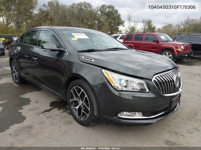BUICK LACROSSE 2016, VIN 1G4G45G31GF170306