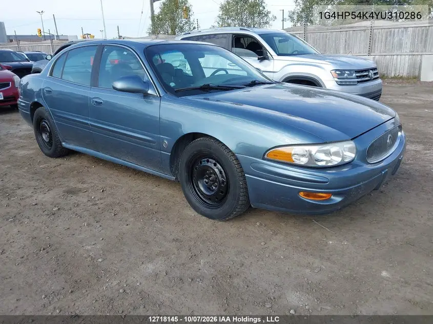 BUICK LESABRE 2000, VIN 1G4HP54K4YU310286