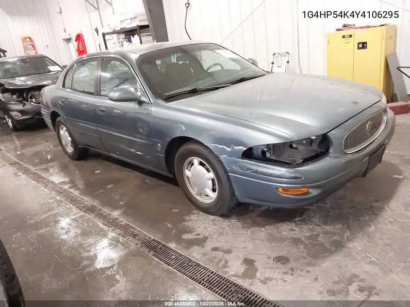 BUICK LESABRE 2000, VIN 1G4HP54K4Y4106295