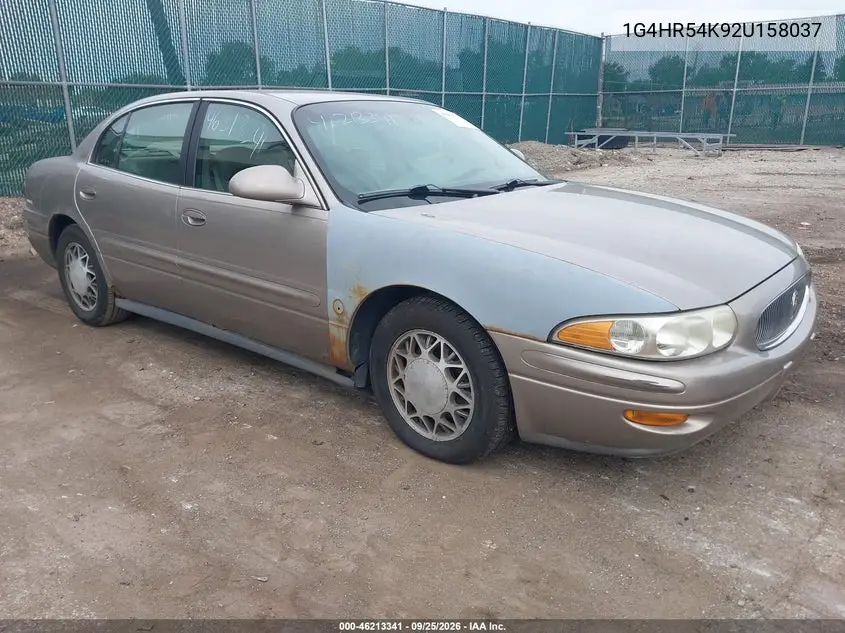 BUICK LESABRE 2002, VIN 1G4HR54K92U158037