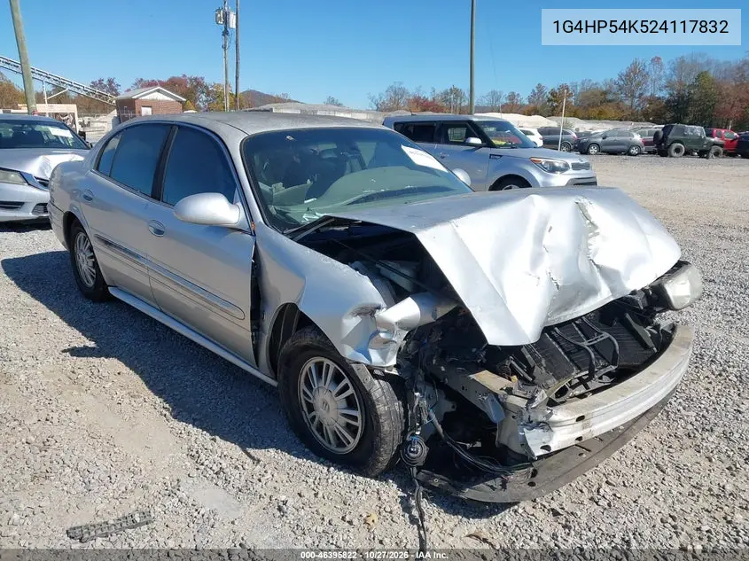 BUICK LESABRE 2002, VIN 1G4HP54K524117832