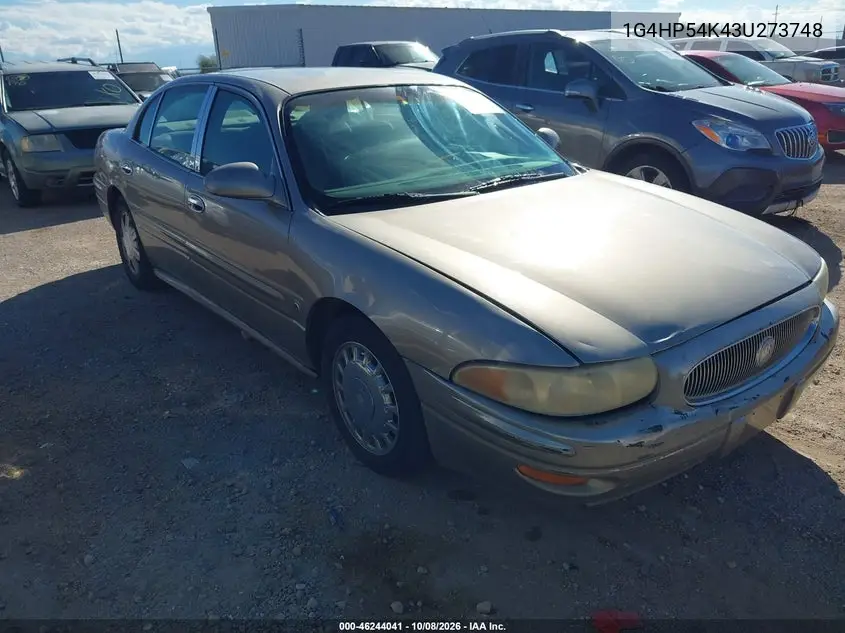 BUICK LESABRE 2003, VIN 1G4HP54K43U273748