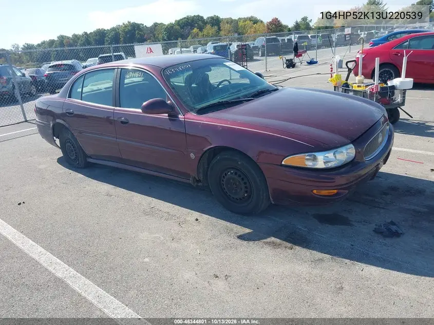 BUICK LESABRE 2003, VIN 1G4HP52K13U220539