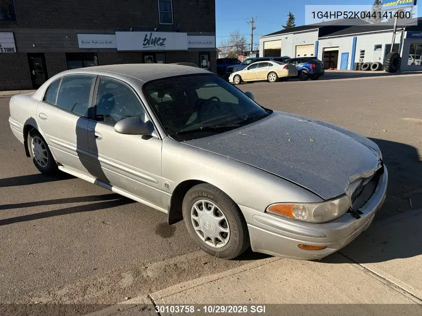 BUICK LESABRE 2004, VIN 1G4HP52K044141400